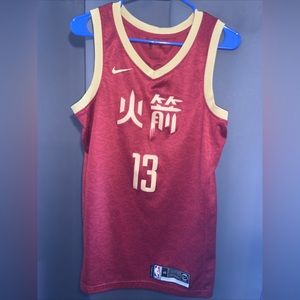 Nike NBA James harden Houston rockets Chinese new year edition jersey size S